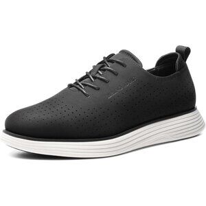 ⚡ Men Black-nubuck Max Flex Fashion Dress Sneakers Oxfords Classic Casual Shoes